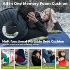 ATEPA Inflatable Stadium Seat Cushion, Self-Inflating Memory Foam Stadium Seats - Image 5