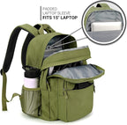 ZORFIN 26L Backpack for College, and Travel: Water Resistant Bookbag - Image 4