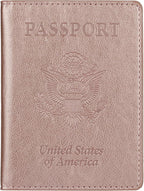 TIGARI Passport Holder for Travel Women Men, PU Leather Passport Wallet Cover by TIGARI