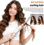 5 in 1 Hair Dryer Brush Set,Professional Negative Ionic Hot Air Styler, Air Curling Wrap Styler,Detachable Blow Dryer Brush With Auto Wrap Curlers,Hair Styling Tools For Straight/Curl/Drying/Smoothing