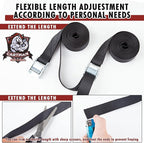 Cartman 1" x 12' Lashing Straps Cargo Tie-Down Strap Up to 600lbs, 6pk in Carry - Image 4