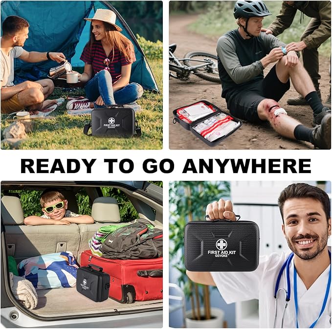 410 Piece Waterproof Hard Shell First Aid Kit - Image 7