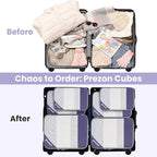 8 Set/6 Set/4 Set Compression Packing Cubes - Image 7
