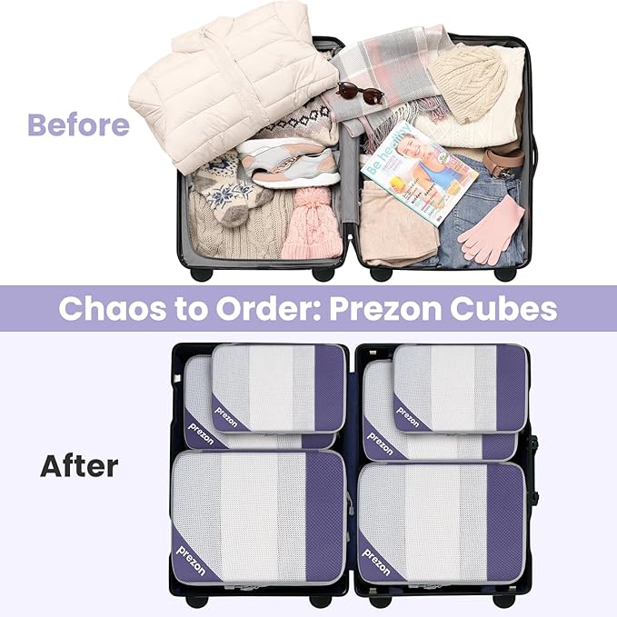 8 Set/6 Set/4 Set Compression Packing Cubes - Image 7