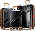 GinzaTravel Luggage Sets 3-Piece Expandable Suitcases by PRIMICIAAuthorizedProducts