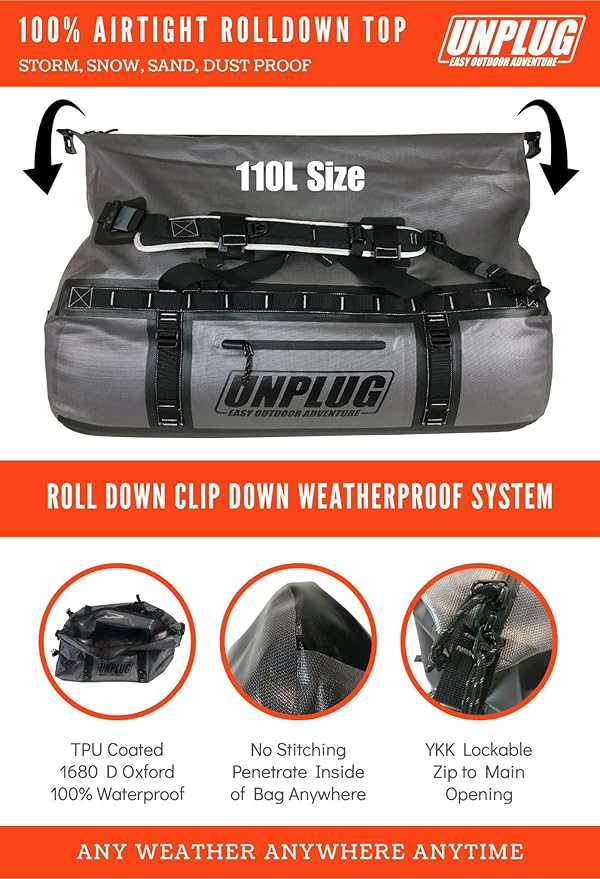 waterproof bags for camping duffle bag waterproof duffle bag backpack for - Image 3