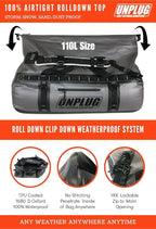 waterproof bags for camping duffle bag waterproof duffle bag backpack for - Image 3