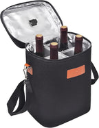 Tirrinia 4 Bottle Wine Gift Tote Carrier by Tirrinia