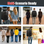 55L Extra Large Travel Backpack, Expandable 50L - 60L Carry On Backpack - Image 9