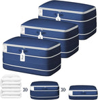 DIMJ Comforter Storage Bag - 100L Large Capacity Blanket Storage Compression by DiMJ