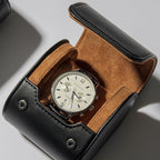 Oirlv Premium Leather Watch Roll Travel Case Single Watch Box - Image 6