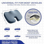 Skechers Memory Foam Seat Cushion, Office Chair Cushion - Image 5