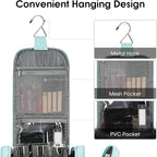 Narwey Hanging Toiletry Bag for Women Travel Makeup Bag Organizer Toiletries - Image 4