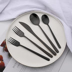 20 Pieces Silverware Set 304 Stainless Steel, Healthy & Eco-Friendly Silver - Image 2
