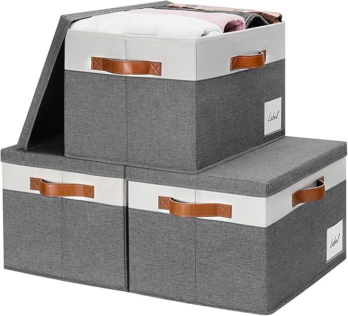 GhvyenntteS Extra Large Storage Bins by GhvyenntteS
