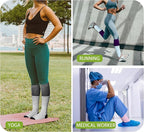 LEVSOX Compression Socks for Pregnant Women 20-30 mmHg Knee High Cute Funny - Image 7
