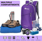 ZOMAKE Lightweight Packable Backpack 20L, Foldable Backpacks Small Daypack - Image 3