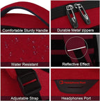 Laptop Backpack, Business Travel Anti Theft Slim Durable Laptops Backpack - Image 4