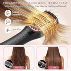 3-in-1 Hair Dryer Brush, Professional 1200W Ionic Blow Dryer Brush with Ceramic & Tourmaline Technology, 3 Heat/2 Speed Settings One Step Hair Dryer & Styler for All Hair Types