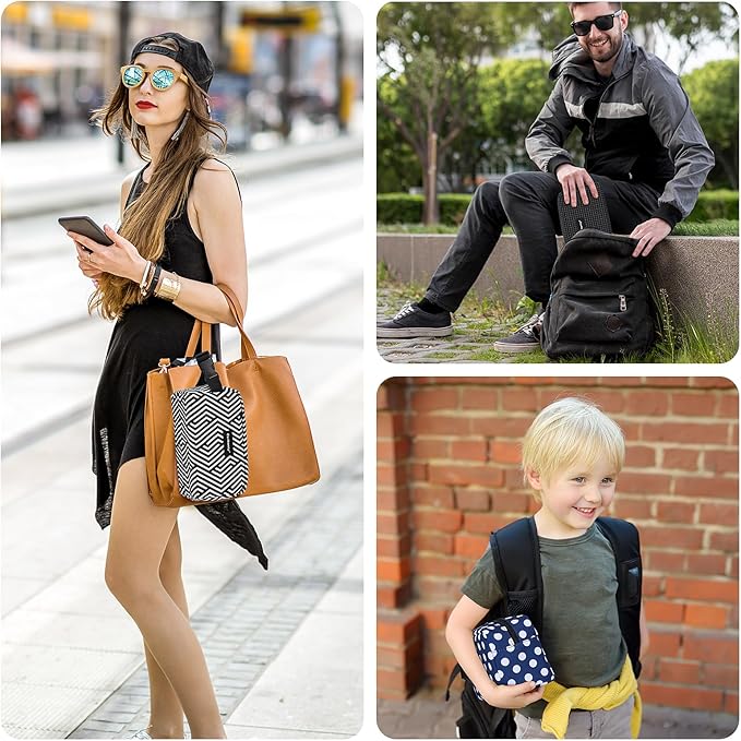Freezable Lunch Bag, Freezable Snack Bag, Mini Cooler Bag - Image 6