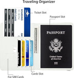 OK Skull Passport Holder for Women and Men PU Leather Passport Cover for Travel - Image 3