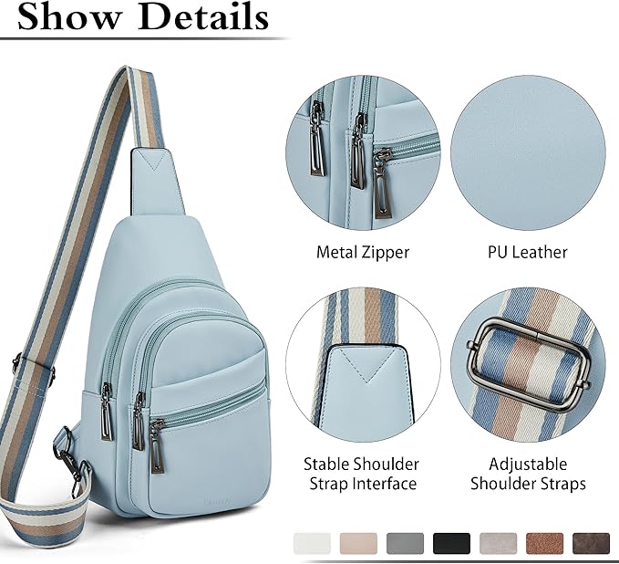 Sling Bag Crossbody Bags for Women Small Cross Body Bag Fanny Packs Chest Sling - Image 5