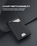 typecase Tactical Wallet for Men Card Holder: Pop Up Card Case, Genuine Leather - Image 6