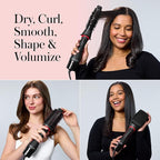 REVLON 3-in-1 Multi-Styler, Blow Dryer Brush, Blowout and Hair Straightener Brush in One to Dry, Curl, Smooth, Shape and Volumize Hair for Gorgeous Salon Blowouts