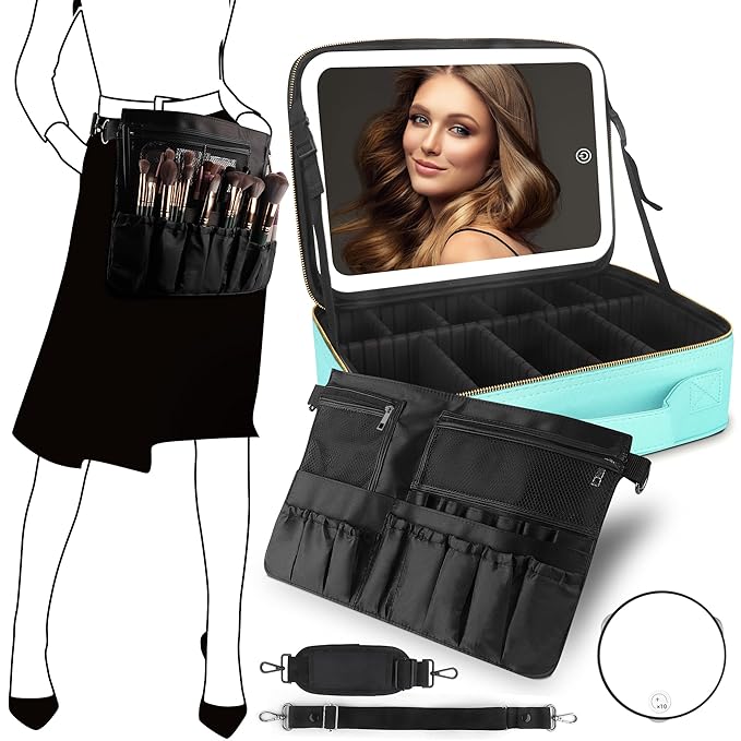 MOMIRA Travel Cosmetic Train Case by MOMIRA