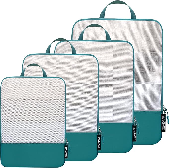 BAGAIL 4 Set/6 Set Ultralight Compression Packing Cubes Packing Organizer by BAGAIL