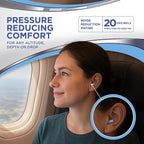 HEAROS AirPlugs Airline Pressure Reducing Earplugs, 1 Pair + Free Case - Image 3