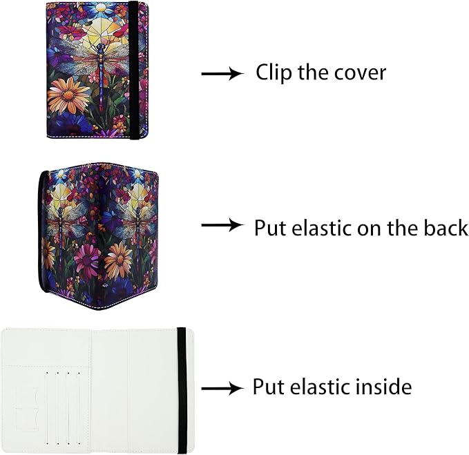 Passport Holder for Women and Men PU Leather Passport Cover for Travel - Image 3