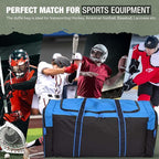 Jetstream Heavy Duty Multi Pocket Durable Sports Gym Equipment Travel Duffel Bag - Image 2