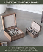 TAWBURY Luxury Leather Watch Box - Image 9