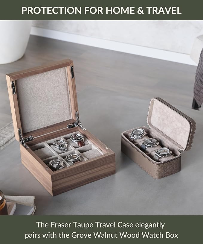 TAWBURY Luxury Leather Watch Box - Image 9