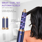5 in 1 Blow Dryer Brush, Upgrade Hair Dryer Brush Air Curler Air Curling Wrap Styler, Detachable Hot Air Brush Negative Ion Curling Brush Iron, Hair Styling Tools for Drying Curling Straightening