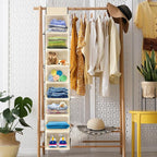 2 Pack Large-Sized Hanging Shoe Organizer 8-Shelf, Hanging Closet Organizer - Image 2