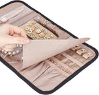 BELALIFE Travel Jewelry Case Organizer, Medium Foldable Storage Roll - Image 6