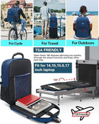 ProEtrade Travel Backpack, Extra Large Laptop Backpack School Business Anti - Image 5
