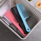 Wide Tooth comb, Large Detangling Comb for Women and Men, Durable Styling Brush for Curly, Long, Wet Hair Types - Professional Hair Care.