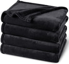 PHF Ultra Soft Fleece Blanket King Size, No Shed No Pilling Luxury Plush Cozy by PHF