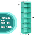 Simple Houseware 6 Shelf Hanging Closet Organizer - Image 3