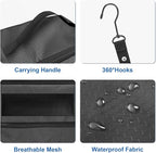 Suitcase Organizer, Travel Luggage Organizer Portable Hanging Travel Shelves - Image 4