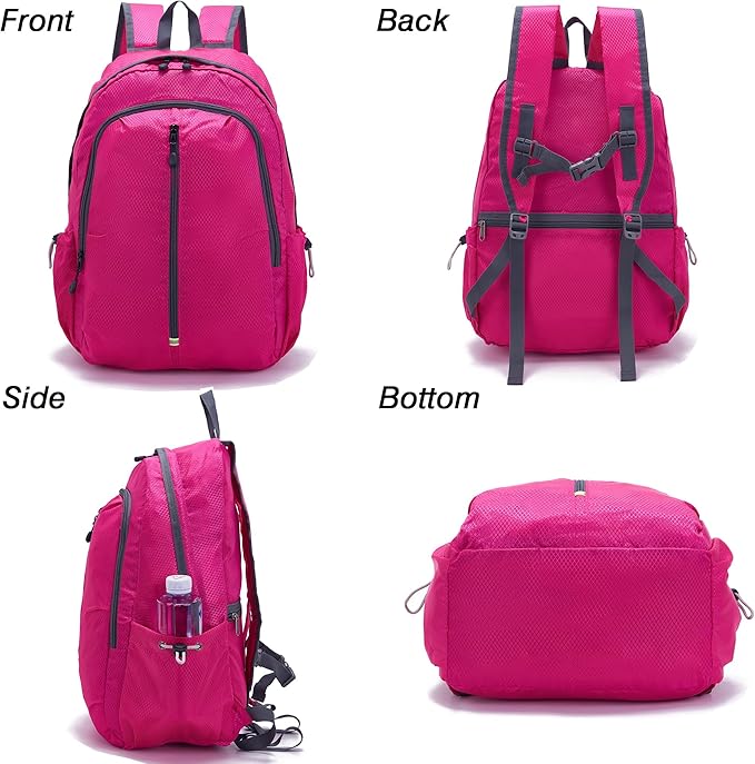 YZAOLL 25L Lightweight Packable Hiking Backpack Waterproof Hiking Daypack - Image 6