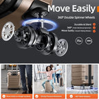 SHOWKOO Luggage Sets Expandable PC+ABS Durable Suitcase Double Wheels TSA Lock - Image 3