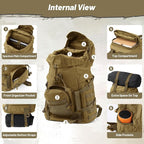 50L Tactical Backpack for Men and Women, Water-Resistant Molle Rucksack - Image 6
