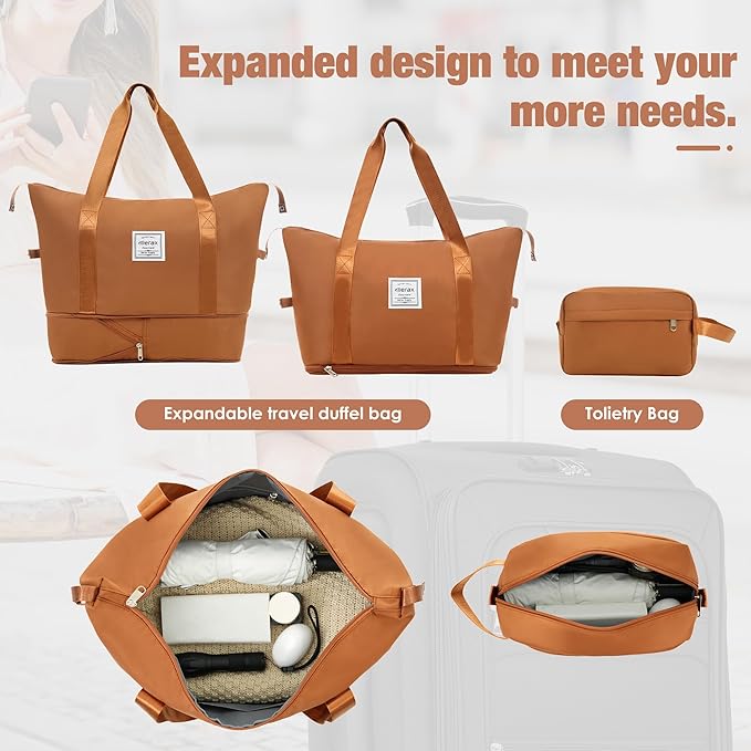 Merax Softside Luggage Set Softshell Lightweight 3 Piece Spinner Suitcase - Image 3