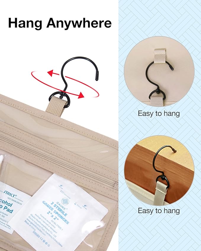 BAGSMART Hanging Travel Toiletry Organizer - Image 4