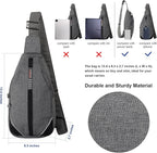 WATERFLY Small Crossbody Sling Backpack Anti Theft Backpack - Image 4