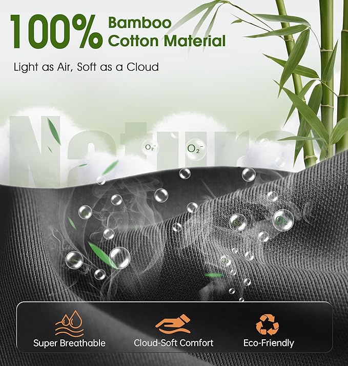 LC-dolida Bamboo Cotton Bluetooth Sleep Mask, 2 in 1 3D Soft Sleep Mask - Image 2